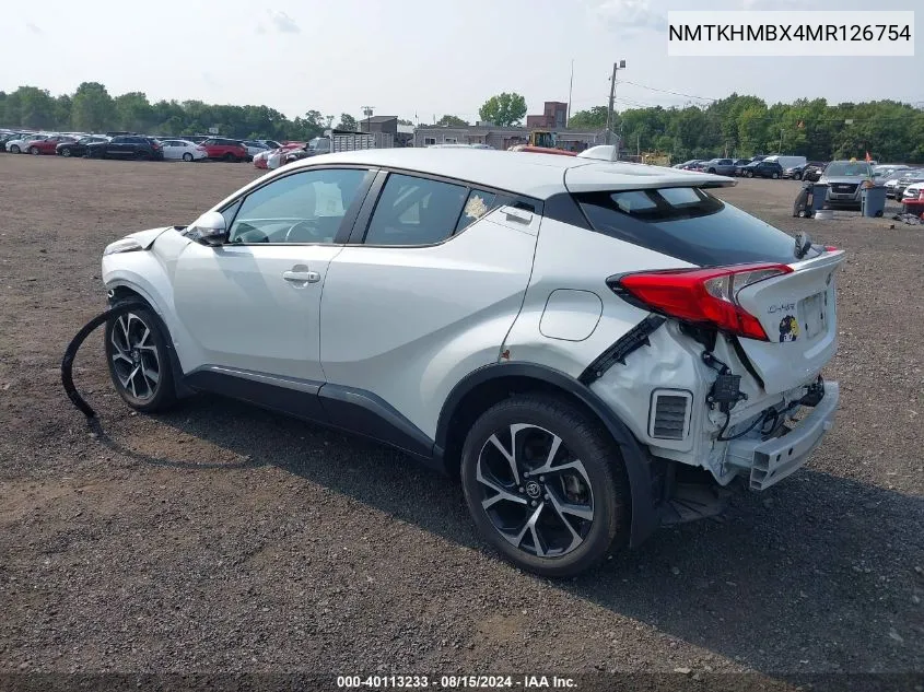 NMTKHMBX4MR126754 2021 Toyota C-Hr Xle