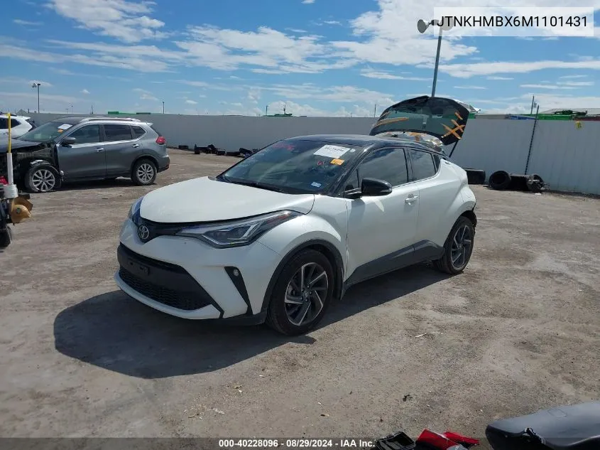 2021 Toyota C-Hr Limited VIN: JTNKHMBX6M1101431 Lot: 40228096