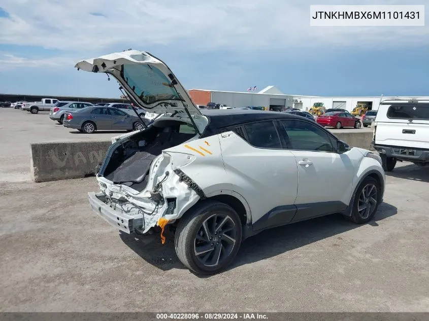 2021 Toyota C-Hr Limited VIN: JTNKHMBX6M1101431 Lot: 40228096