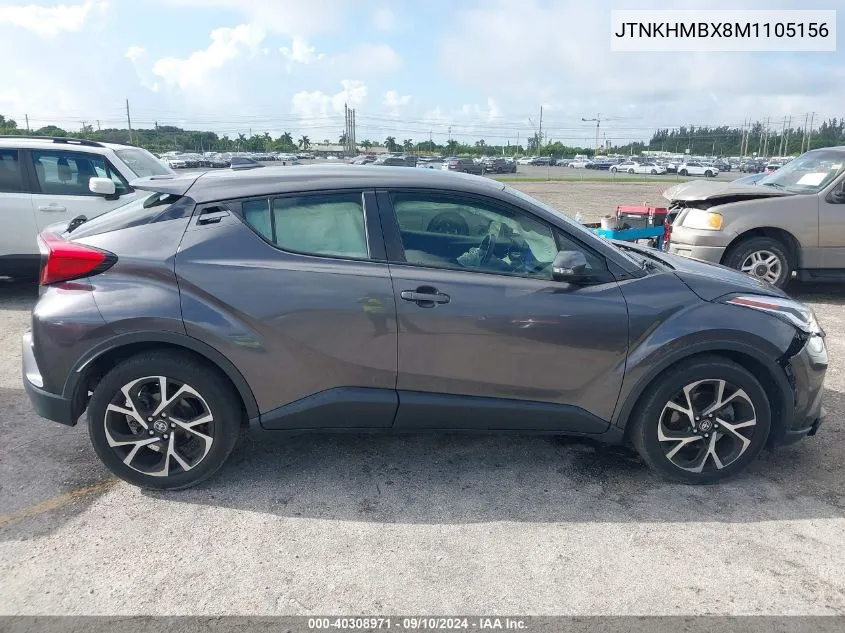 2021 Toyota C-Hr Xle/Le/Night Shade/Limite VIN: JTNKHMBX8M1105156 Lot: 40308971