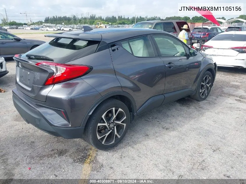 2021 Toyota C-Hr Xle/Le/Night Shade/Limite VIN: JTNKHMBX8M1105156 Lot: 40308971