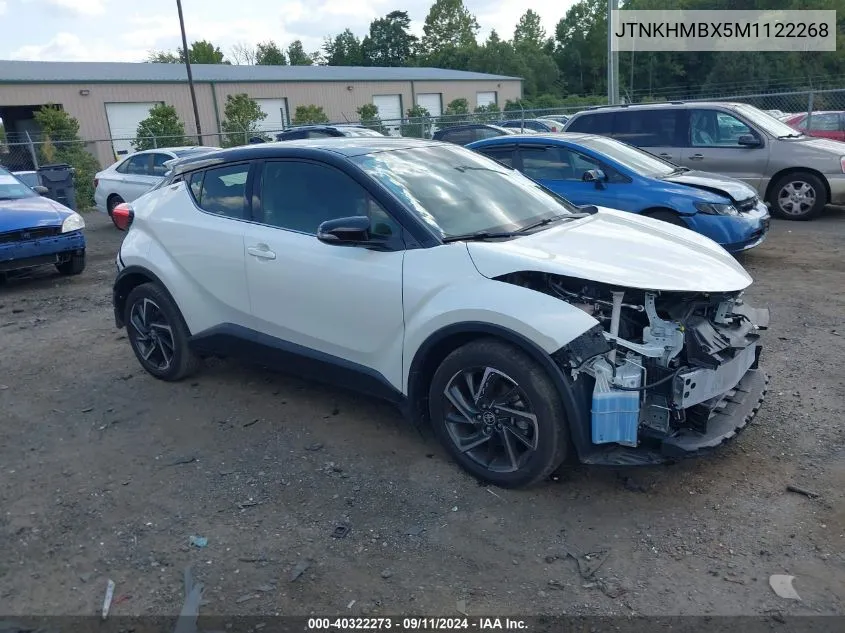 2021 Toyota C-Hr Limited VIN: JTNKHMBX5M1122268 Lot: 40322273