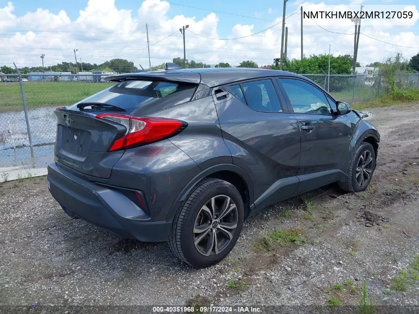 2021 Toyota C-Hr Le VIN: NMTKHMBX2MR127059 Lot: 40351968