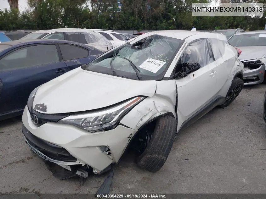 NMTKHMBXXMR140318 2021 Toyota C-Hr Xle