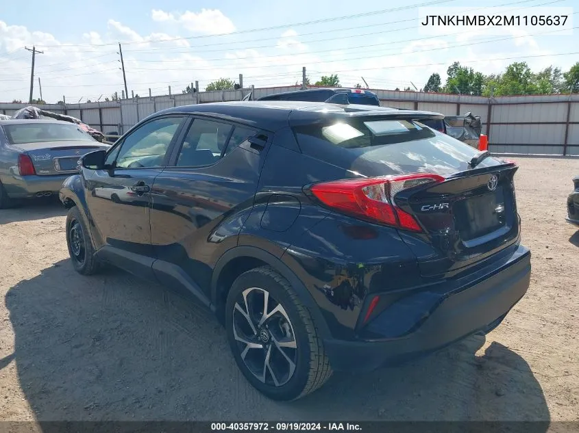 JTNKHMBX2M1105637 2021 Toyota C-Hr Xle