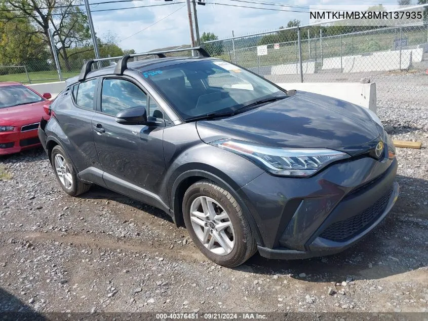 2021 Toyota C-Hr Le VIN: NMTKHMBX8MR137935 Lot: 40376451