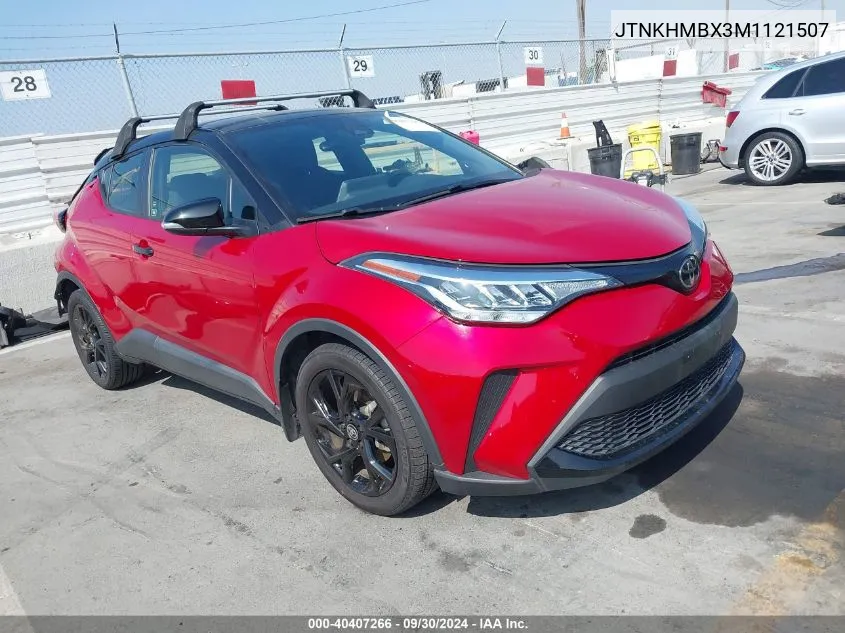 2021 Toyota C-Hr Nightshade Edition VIN: JTNKHMBX3M1121507 Lot: 40407266