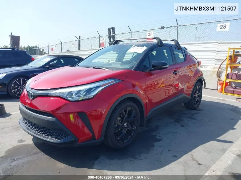 2021 Toyota C-Hr Nightshade Edition VIN: JTNKHMBX3M1121507 Lot: 40407266