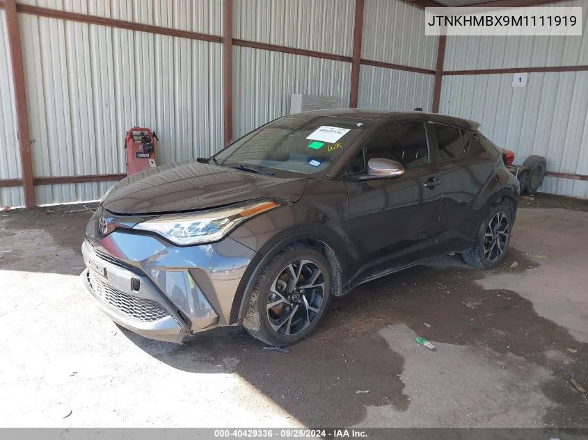 JTNKHMBX9M1111919 2021 Toyota C-Hr Xle