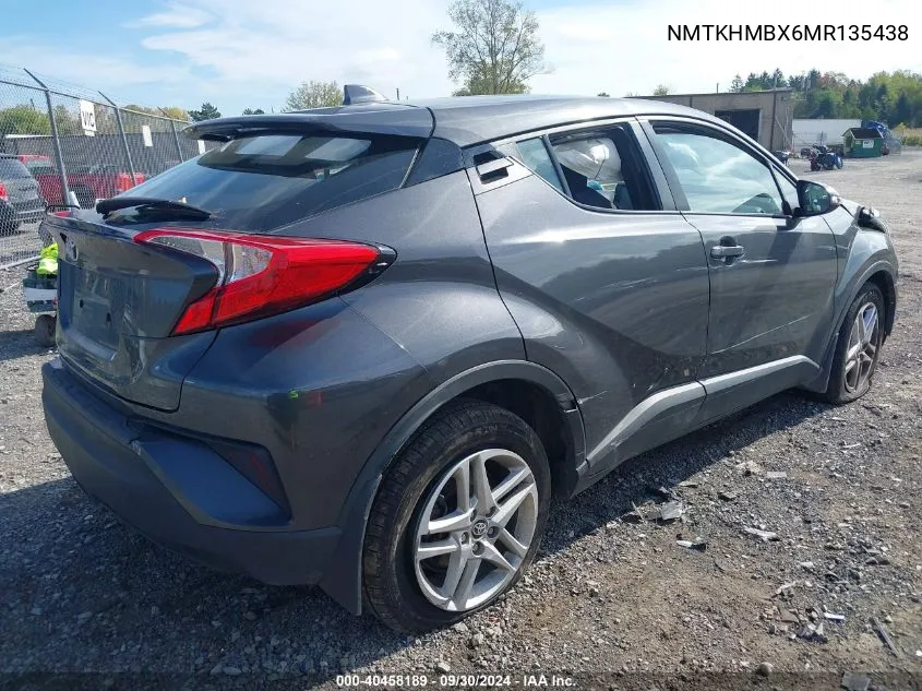 2021 Toyota C-Hr Xle/Le/Night Shade/Limite VIN: NMTKHMBX6MR135438 Lot: 40458189