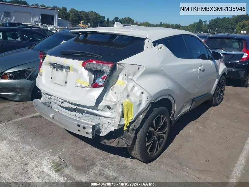 NMTKHMBX3MR135946 2021 Toyota C-Hr Le