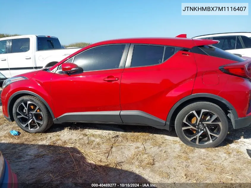 JTNKHMBX7M1116407 2021 Toyota C-Hr Xle