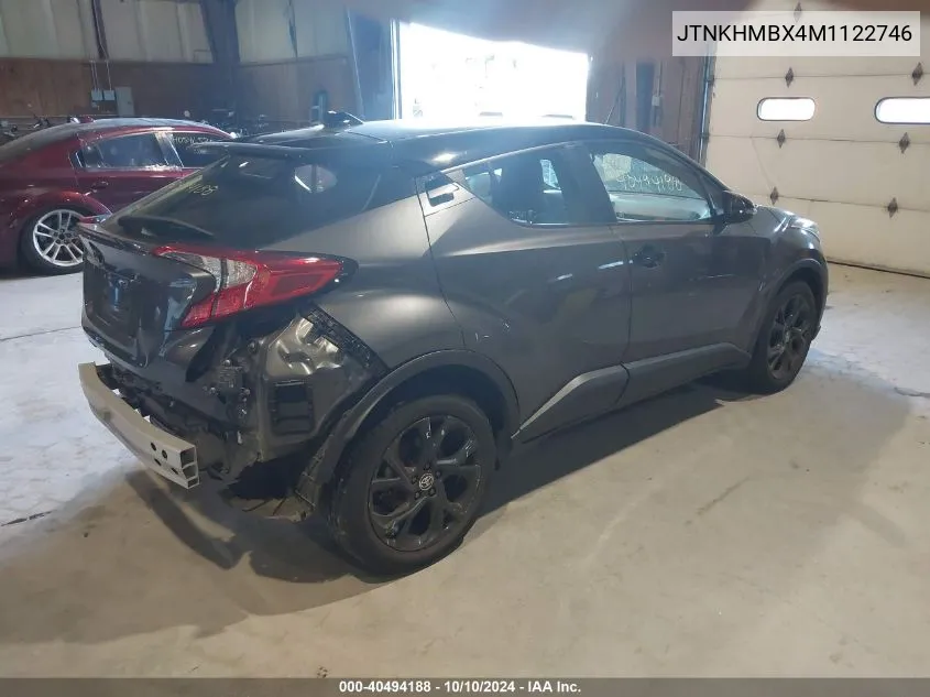 2021 Toyota C-Hr Nightshade Edition VIN: JTNKHMBX4M1122746 Lot: 40494188