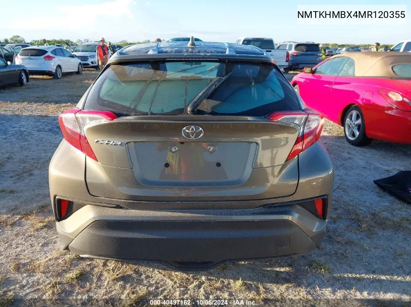 2021 Toyota C-Hr Xle/Le/Night Shade/Limite VIN: NMTKHMBX4MR120355 Lot: 40497162