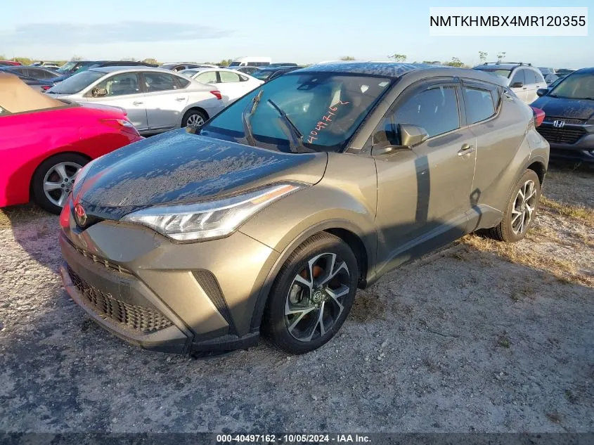 2021 Toyota C-Hr Xle/Le/Night Shade/Limite VIN: NMTKHMBX4MR120355 Lot: 40497162