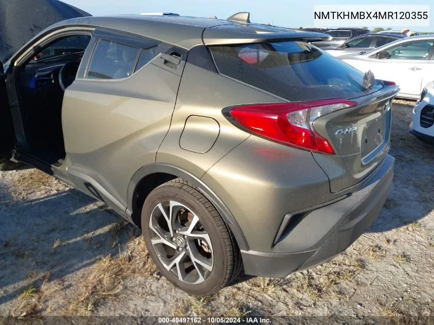 2021 Toyota C-Hr Xle/Le/Night Shade/Limite VIN: NMTKHMBX4MR120355 Lot: 40497162