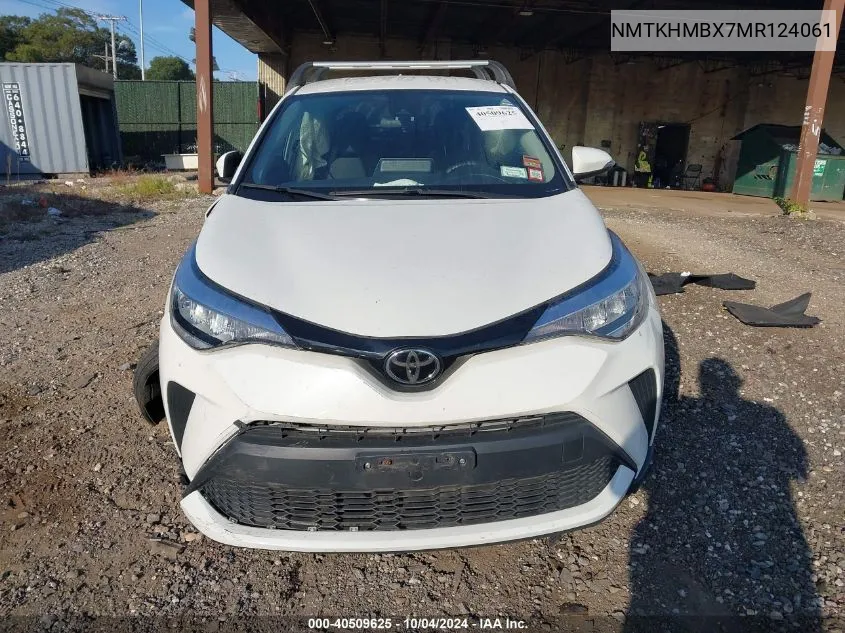 2021 Toyota C-Hr Le VIN: NMTKHMBX7MR124061 Lot: 40509625