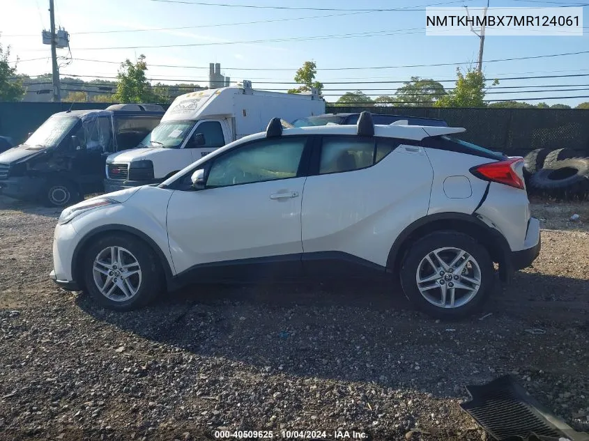 NMTKHMBX7MR124061 2021 Toyota C-Hr Le