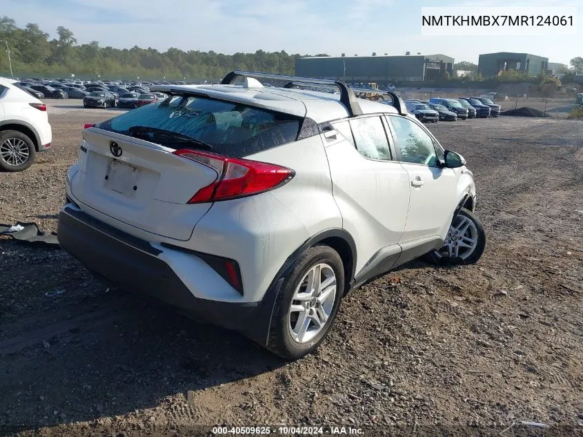 NMTKHMBX7MR124061 2021 Toyota C-Hr Le