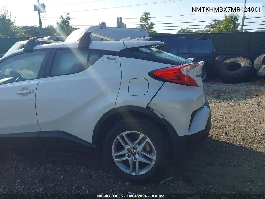 NMTKHMBX7MR124061 2021 Toyota C-Hr Le