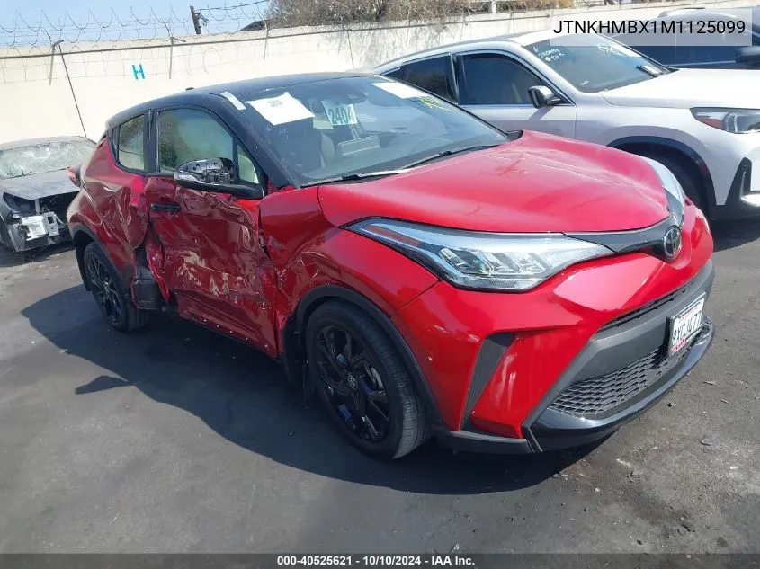 2021 Toyota C-Hr Xle/Le/Night Shade/Limited VIN: JTNKHMBX1M1125099 Lot: 40525621