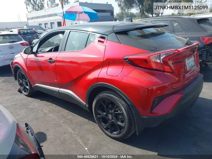 2021 Toyota C-Hr Xle/Le/Night Shade/Limited VIN: JTNKHMBX1M1125099 Lot: 40525621