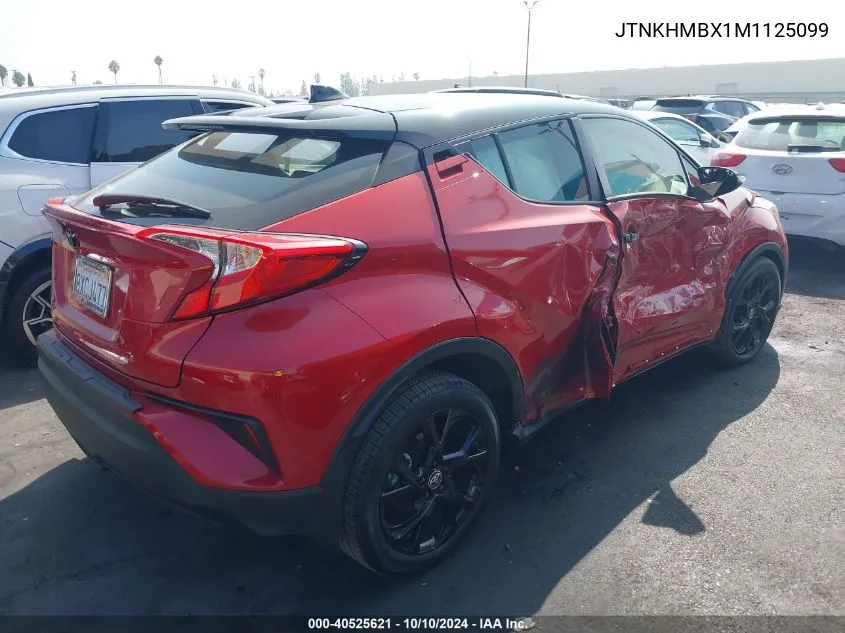 2021 Toyota C-Hr Xle/Le/Night Shade/Limited VIN: JTNKHMBX1M1125099 Lot: 40525621