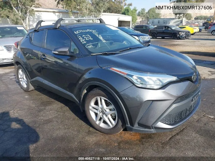 2021 Toyota C-Hr Le VIN: NMTKHMBX0MR137606 Lot: 40527118