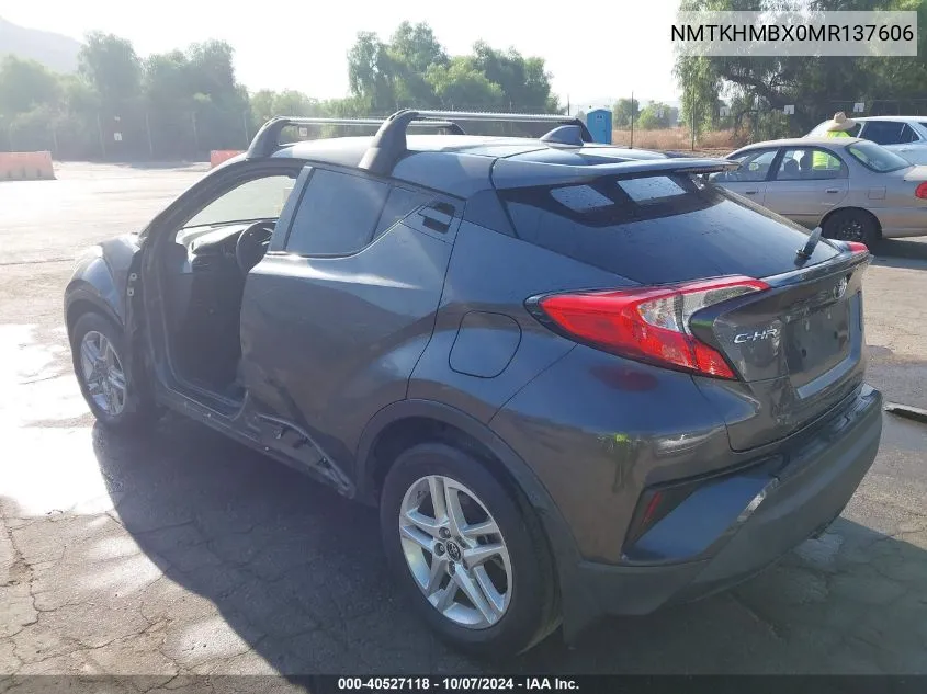 2021 Toyota C-Hr Le VIN: NMTKHMBX0MR137606 Lot: 40527118