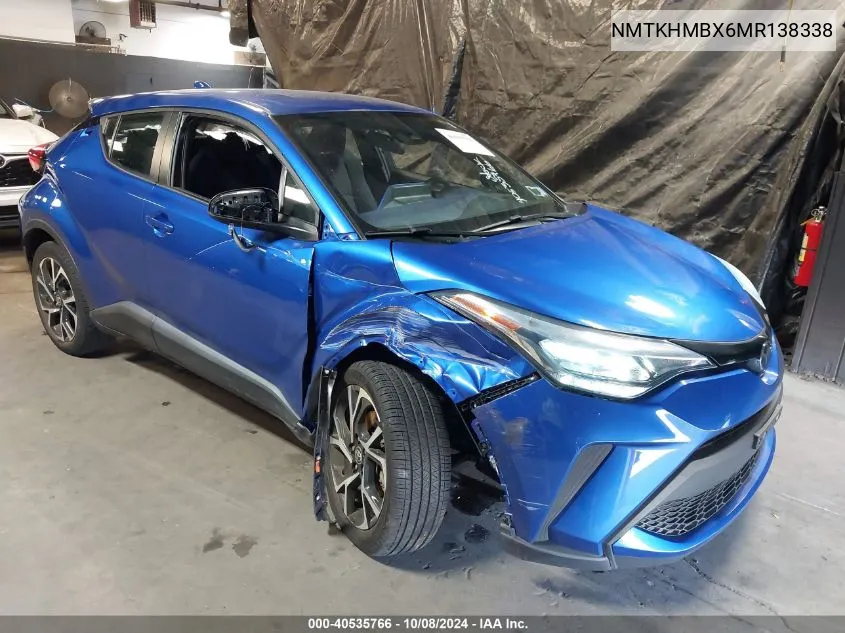 2021 Toyota C-Hr Xle VIN: NMTKHMBX6MR138338 Lot: 40535766