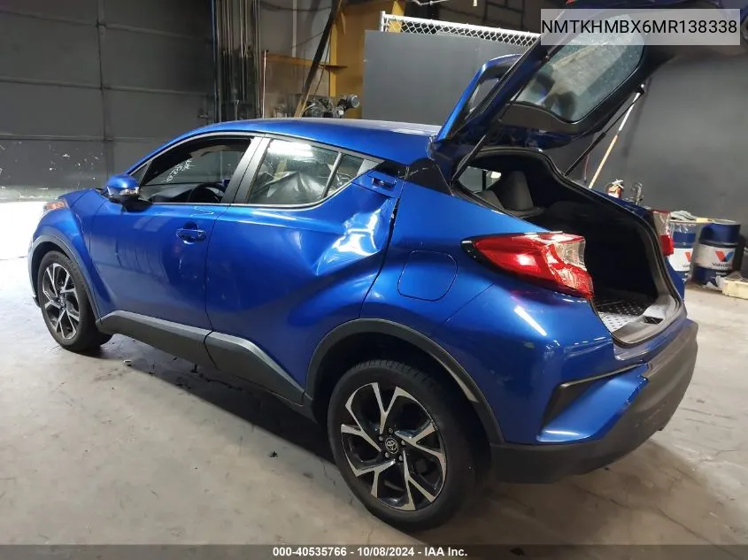 2021 Toyota C-Hr Xle VIN: NMTKHMBX6MR138338 Lot: 40535766