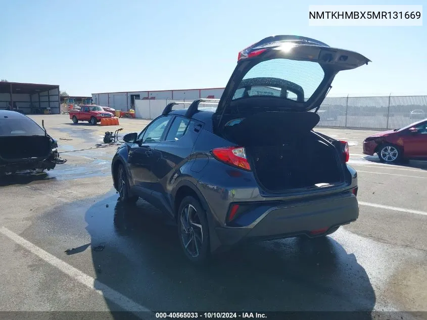 2021 Toyota C-Hr Limited VIN: NMTKHMBX5MR131669 Lot: 40565033