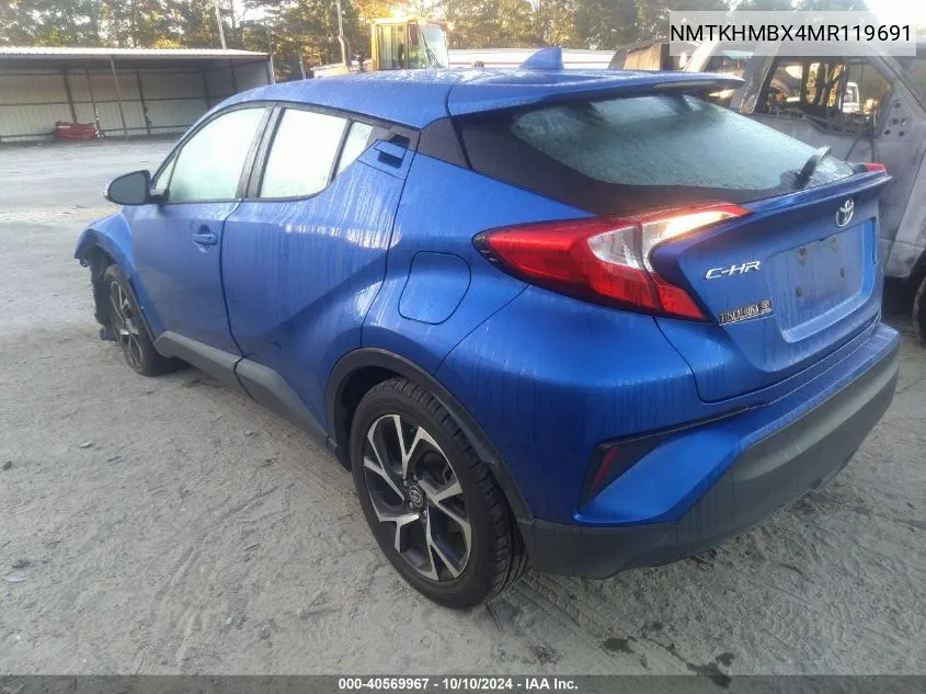 2021 Toyota C-Hr Xle VIN: NMTKHMBX4MR119691 Lot: 40569967