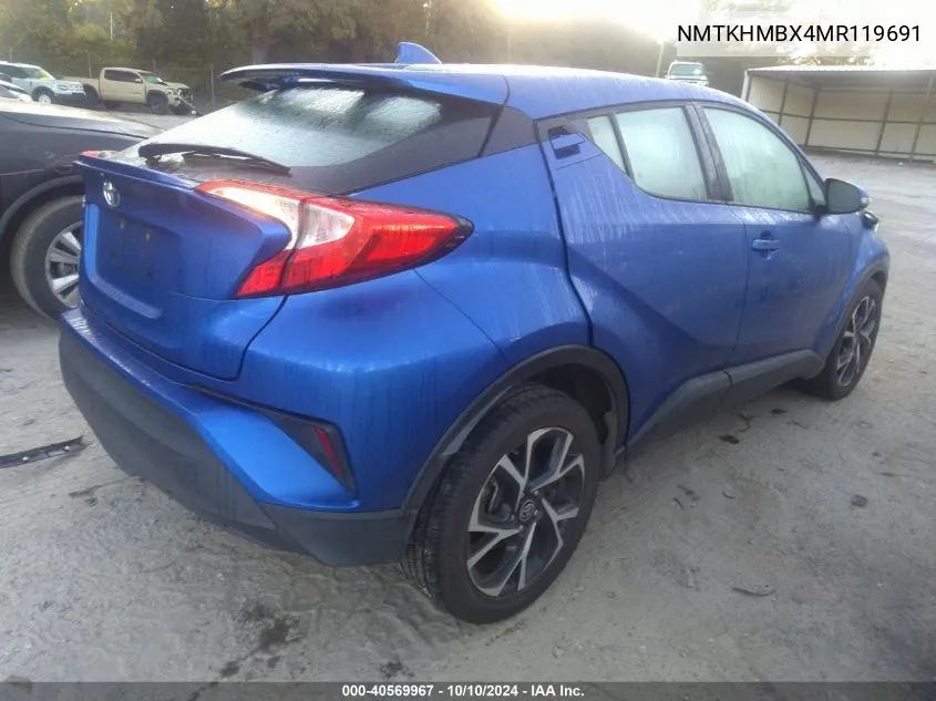 NMTKHMBX4MR119691 2021 Toyota C-Hr Xle