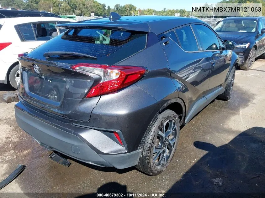 2021 Toyota C-Hr Xle VIN: NMTKHMBX7MR121063 Lot: 40579302