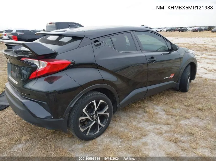 2021 Toyota C-Hr Xle VIN: NMTKHMBX5MR121983 Lot: 40595889