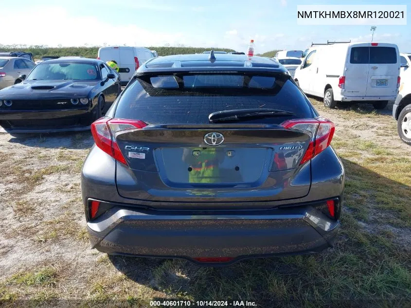 2021 Toyota C-Hr Limited VIN: NMTKHMBX8MR120021 Lot: 40601710