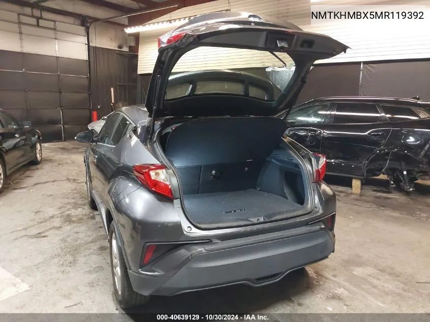 2021 Toyota C-Hr Le VIN: NMTKHMBX5MR119392 Lot: 40639129