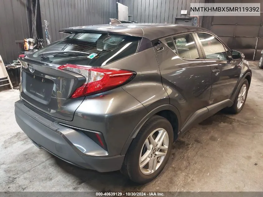 2021 Toyota C-Hr Le VIN: NMTKHMBX5MR119392 Lot: 40639129