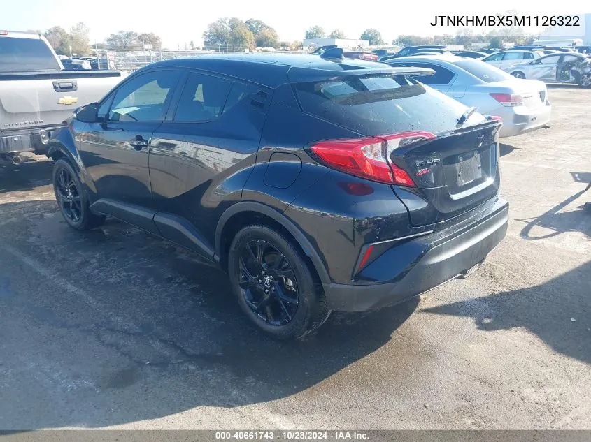 2021 Toyota C-Hr Nightshade Edition VIN: JTNKHMBX5M1126322 Lot: 40661743