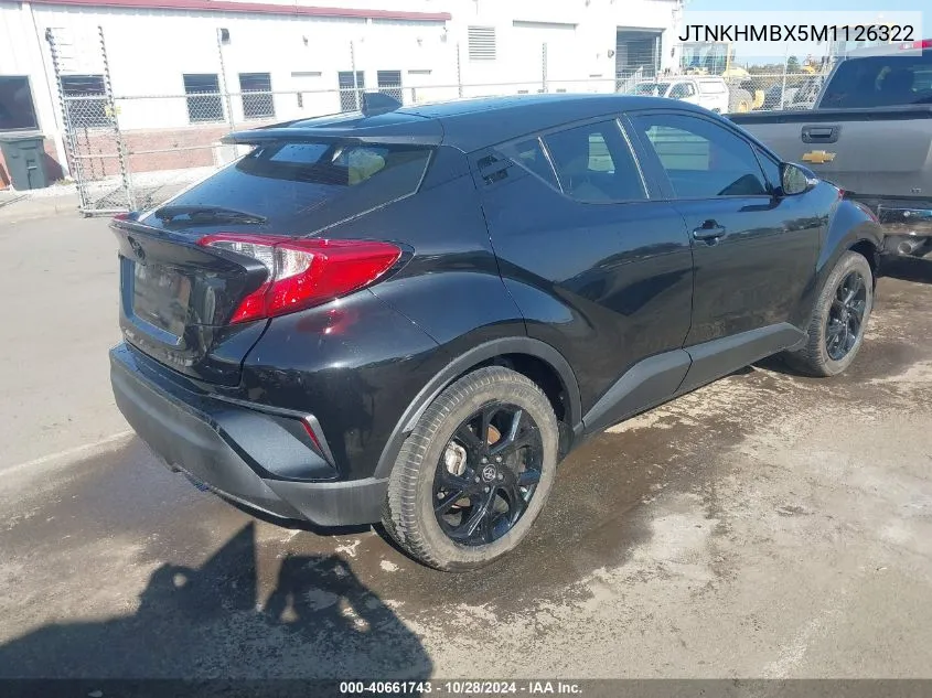 2021 Toyota C-Hr Nightshade Edition VIN: JTNKHMBX5M1126322 Lot: 40661743