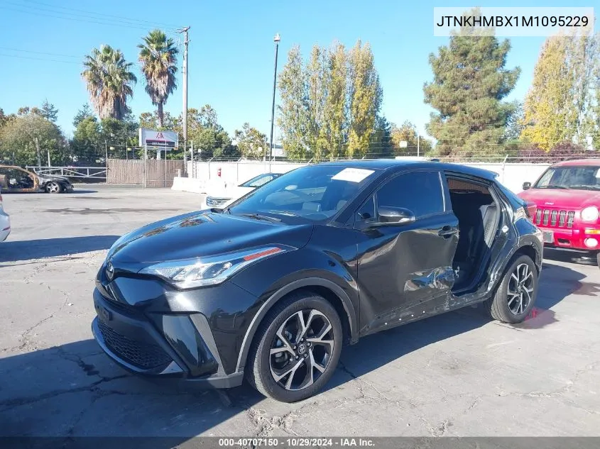 2021 Toyota C-Hr Xle/Le/Night Shade/Limited VIN: JTNKHMBX1M1095229 Lot: 40707150