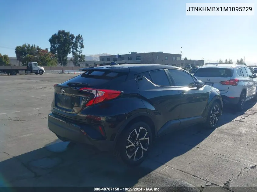 2021 Toyota C-Hr Xle/Le/Night Shade/Limited VIN: JTNKHMBX1M1095229 Lot: 40707150