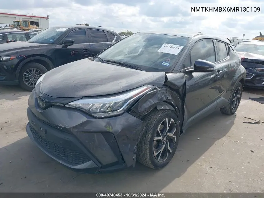 2021 Toyota C-Hr Xle VIN: NMTKHMBX6MR130109 Lot: 40740453