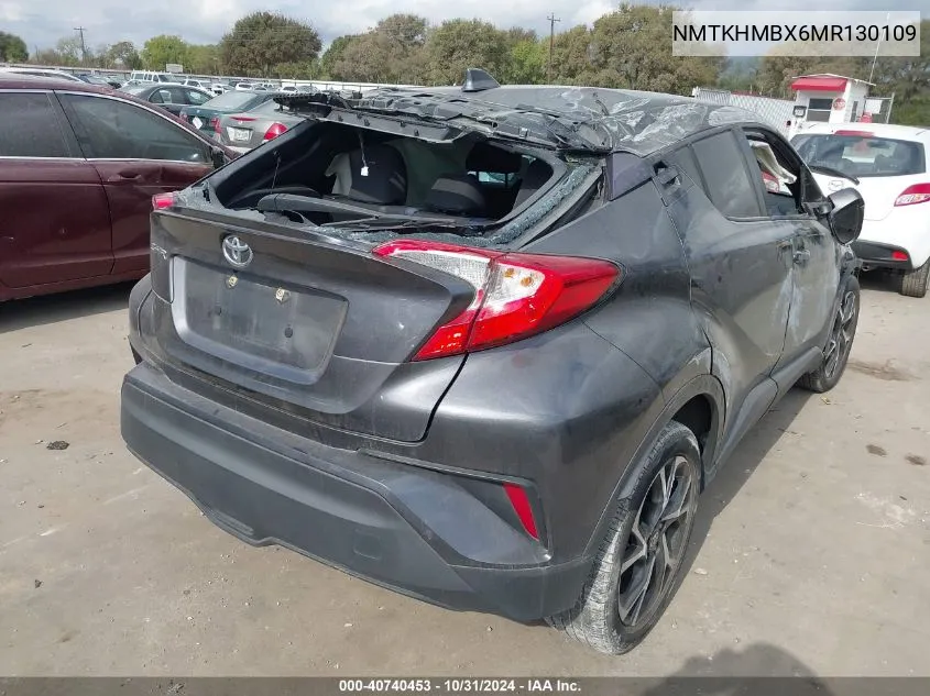 2021 Toyota C-Hr Xle VIN: NMTKHMBX6MR130109 Lot: 40740453