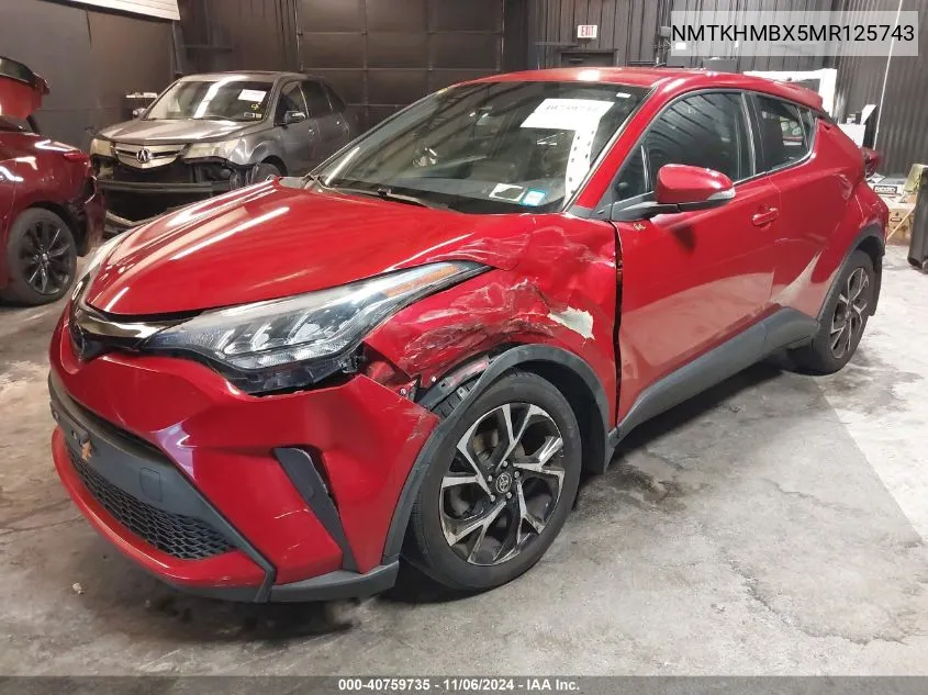 2021 Toyota C-Hr Xle VIN: NMTKHMBX5MR125743 Lot: 40759735