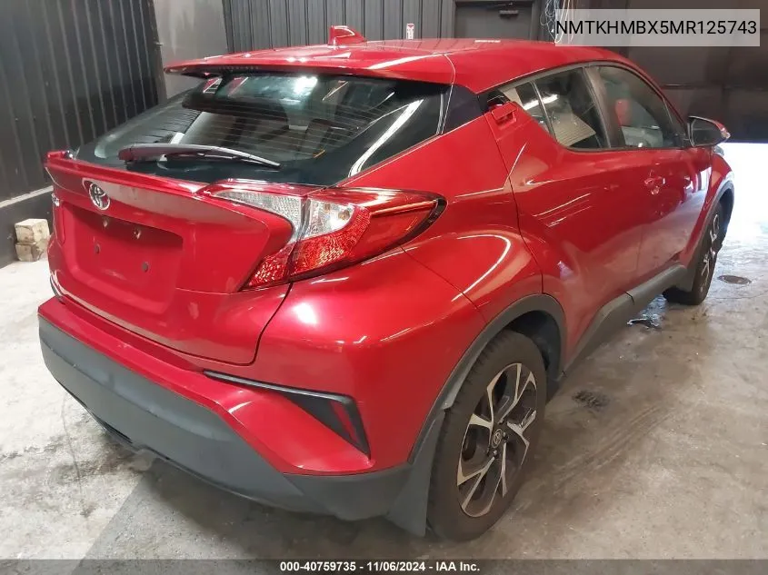 2021 Toyota C-Hr Xle VIN: NMTKHMBX5MR125743 Lot: 40759735