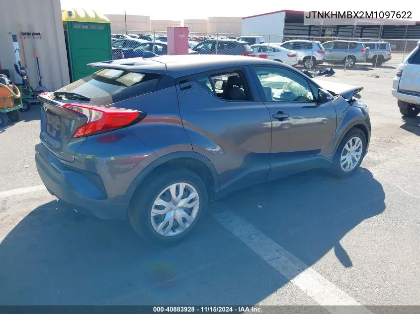 2021 Toyota C-Hr Le VIN: JTNKHMBX2M1097622 Lot: 40883928