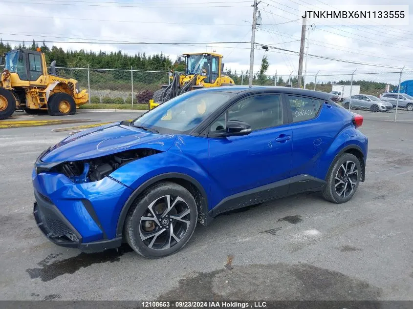 JTNKHMBX6N1133555 2022 Toyota C-Hr Xle Premium