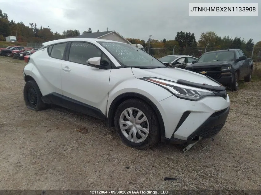 2022 Toyota C-Hr Xle/Night Shade/Limited VIN: JTNKHMBX2N1133908 Lot: 12112064